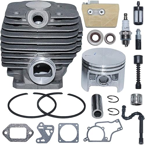 AUMEL Kit pistón cilindro 2.047 in para motosierra Stihl MS380 038 1119 020 1202.