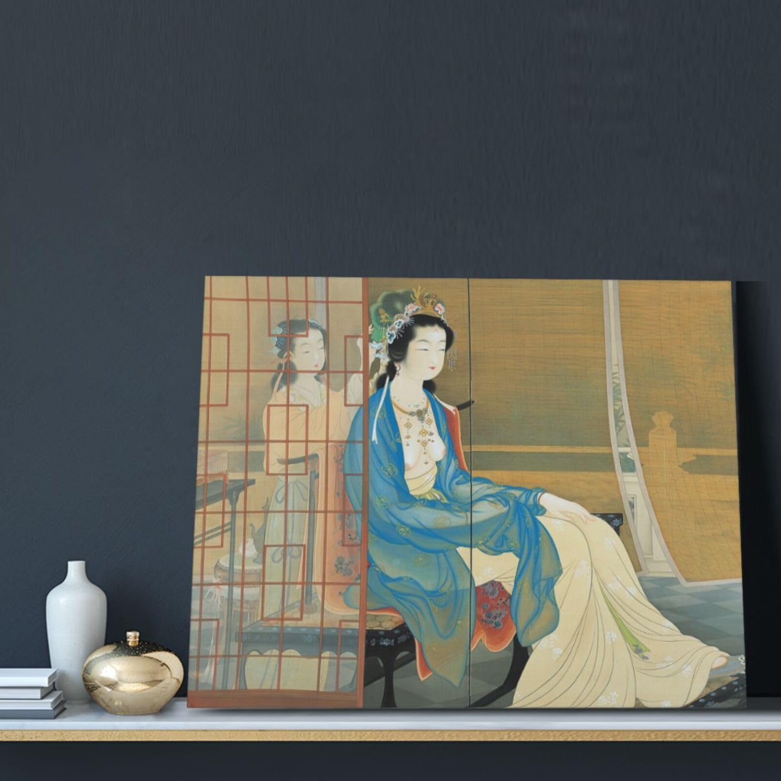 Amazon.co.jp: アートパネル 上村松園 楊貴妃 世界の名画 ポスター