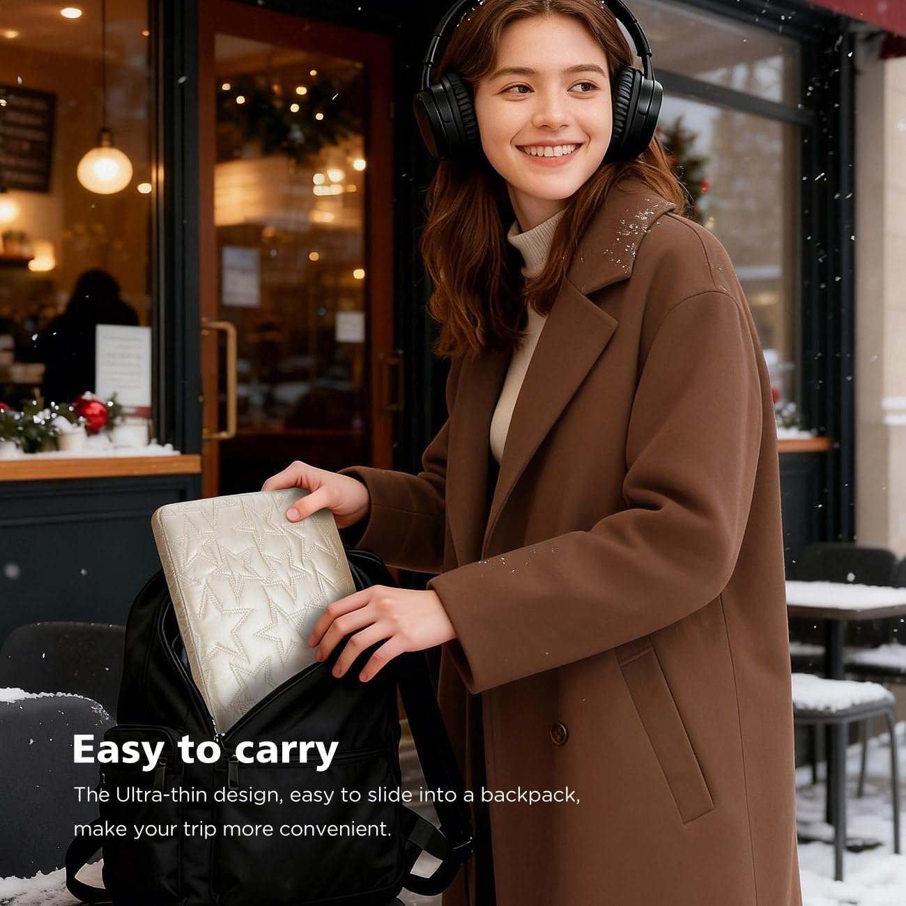 15 16 inch Laptop Sleeve Case for 15" MacBook Pro/Air M5 M4, 16" MacBook Pro M5 M4, 15" Surface Laptop 7, 15" IdeaPad Slim 5i Gen 9, 16" ThinkPad E16, 16" XPS 16, HP Notebook Bag, Champagne