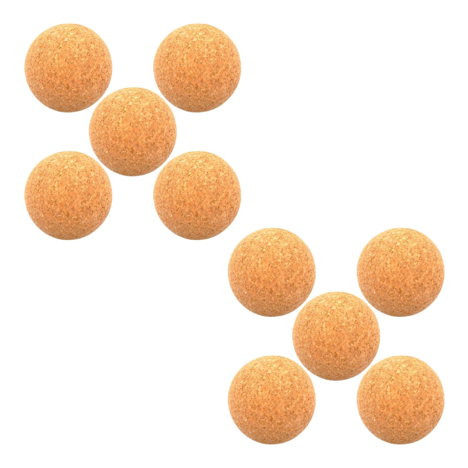 Pelota de Corcho 9 cm x 10 unidades – Tapón para Botellas, Bola de Masaje, Elemento Decorativo y Juguete Ecológico