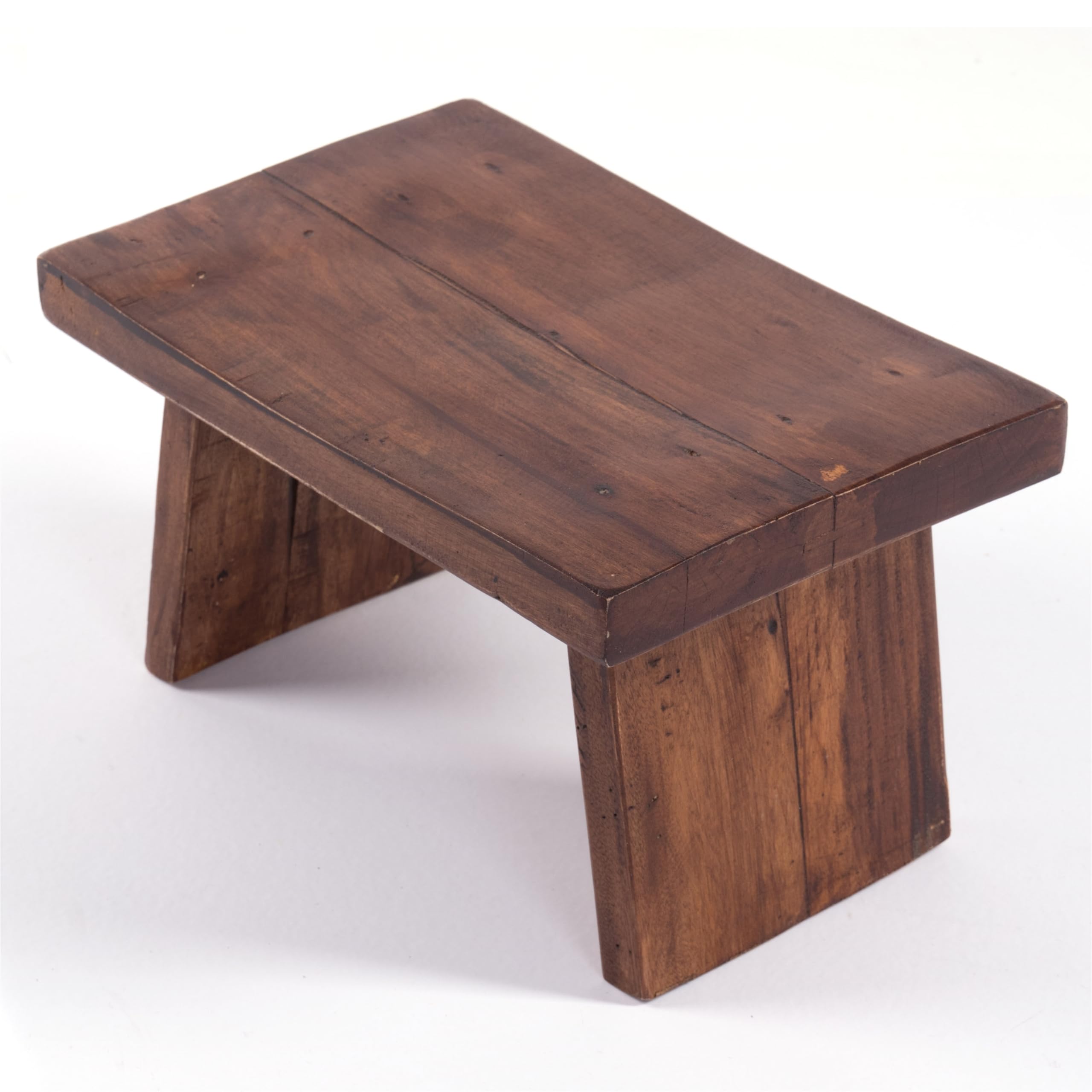 NOSTALGICZNY PODNÓŻEK „SCHEMEL” | drewno z recyklingu, 18,5 x 29 x 19,5 cm (wys. x szer. x gł.) | drewniany stołek, Shabby Design