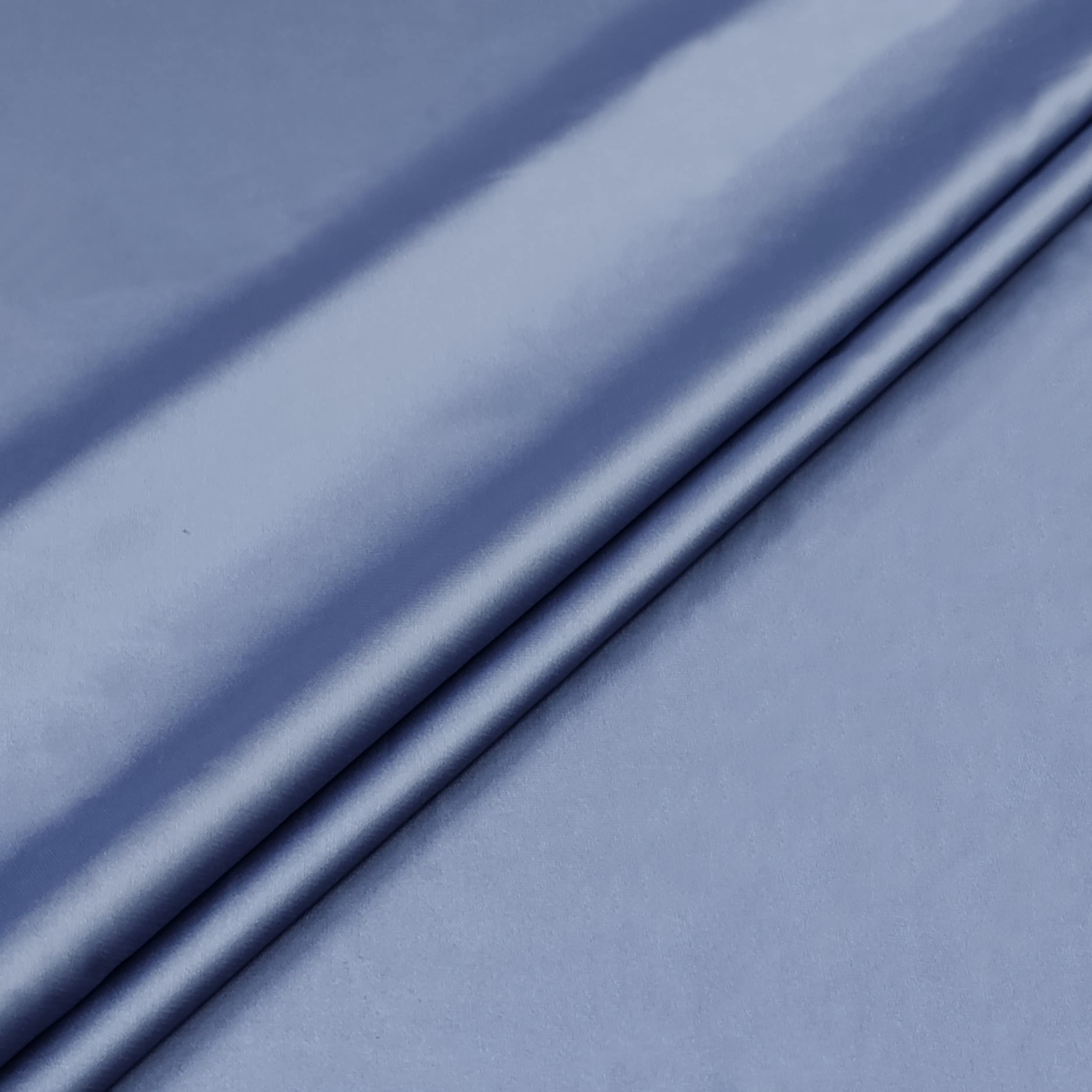 Silk Effect Stretch Satin Fabric, sold in cutout 100x145 cm, plain fabric , ideal for making refined clothing