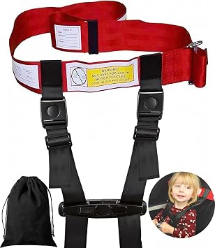 Child Airplane Safety Travel Harness, Toddler Travel Restraint, Toddler Flying Airplane Safety Harness for Kids