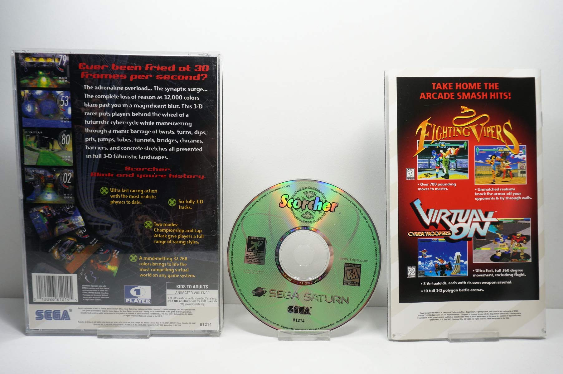 Scorcher - Sega Saturn - Very Good - Used Game - Image 2