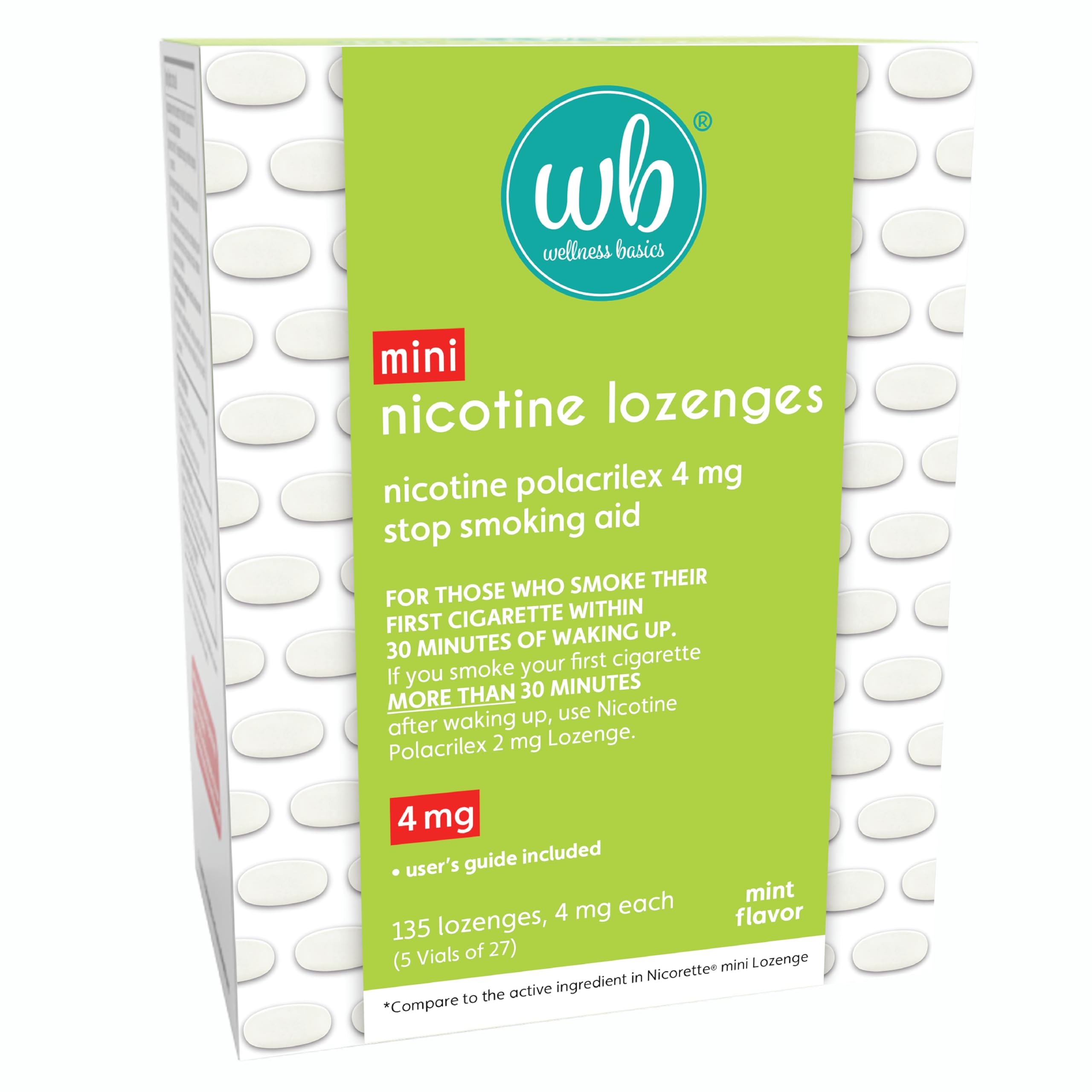 Wellness Basics Mini Nicotine Lozenge 4mg