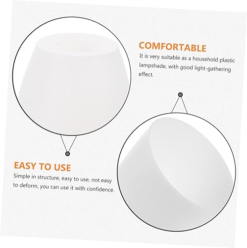 Miniatura 7 de 2 unids pantalla de plástico bombillas blancas apliques de pared rústica lámpara vintage cubierta de lámpara de plástico herradura linterna lámpara