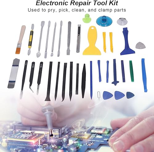 Miniatura 2 de Kadimendium Herramientas de reparación electrónica Kit de herramientas de palanca de apertura Herramienta de eliminación de viruta de placa base