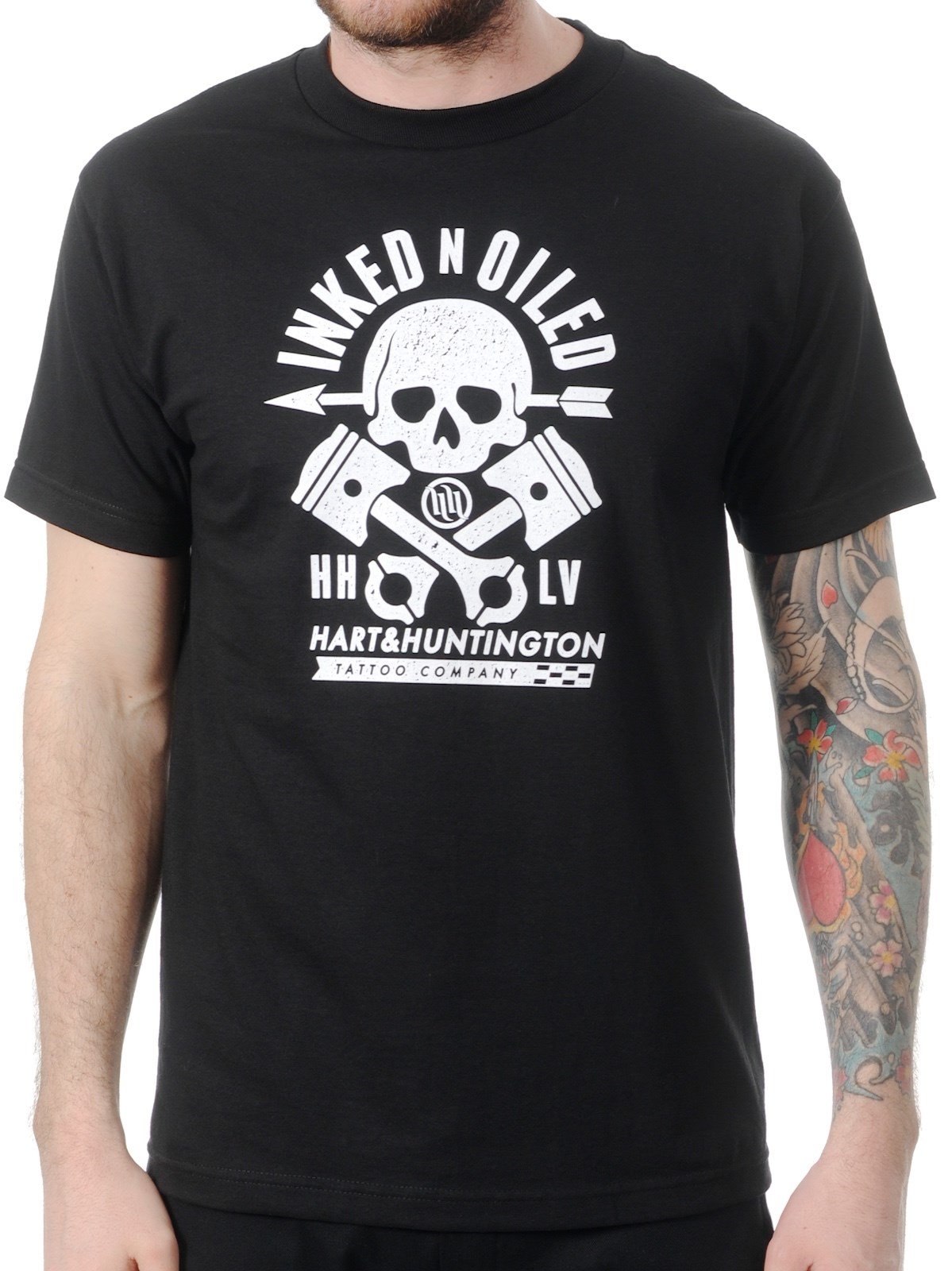 Hart and Huntington Black Ink Oil T-Shirt