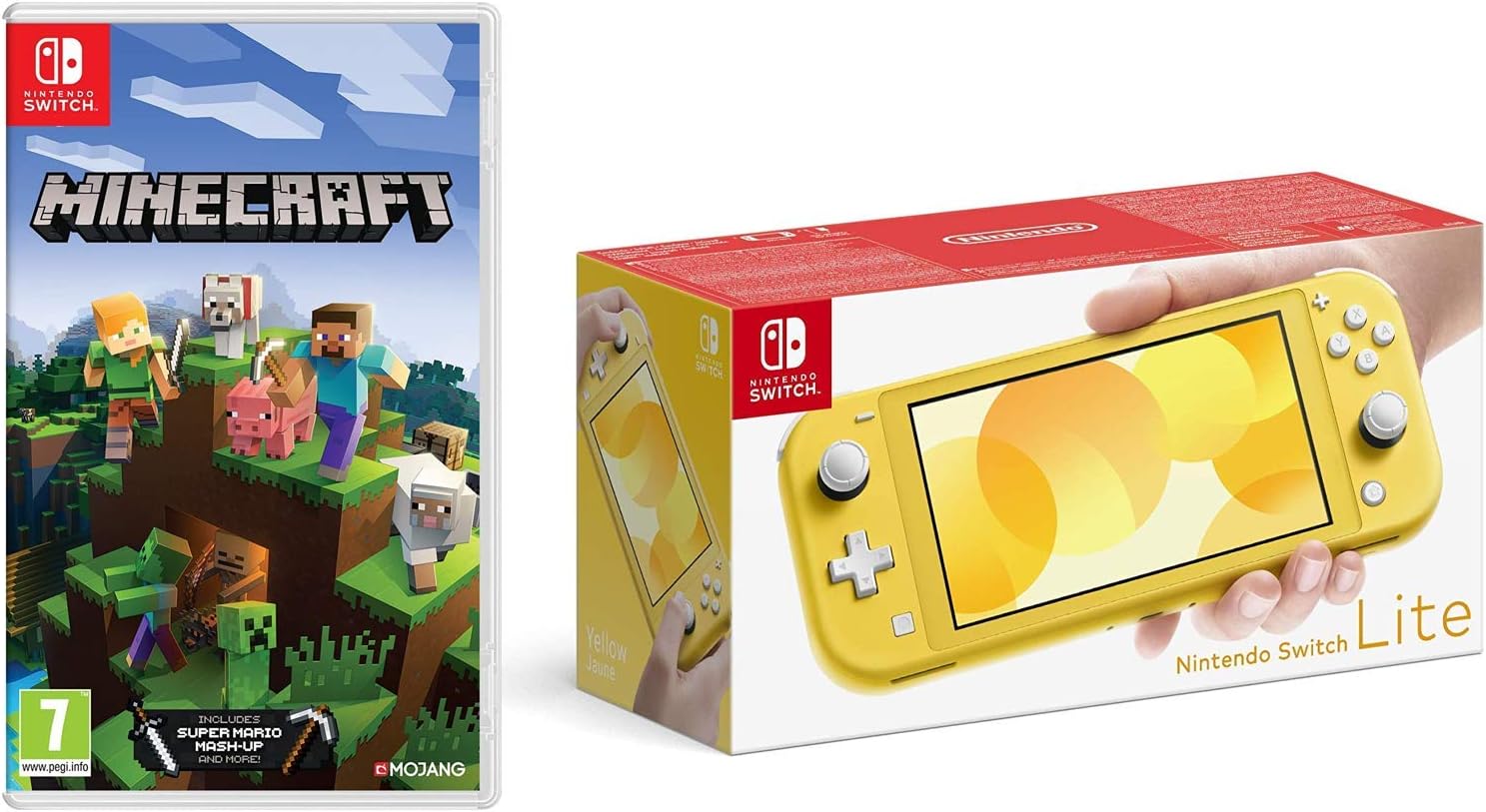 Nintendo Switch Lite Yellow Minecraft Nintendo Switch | Desertcart