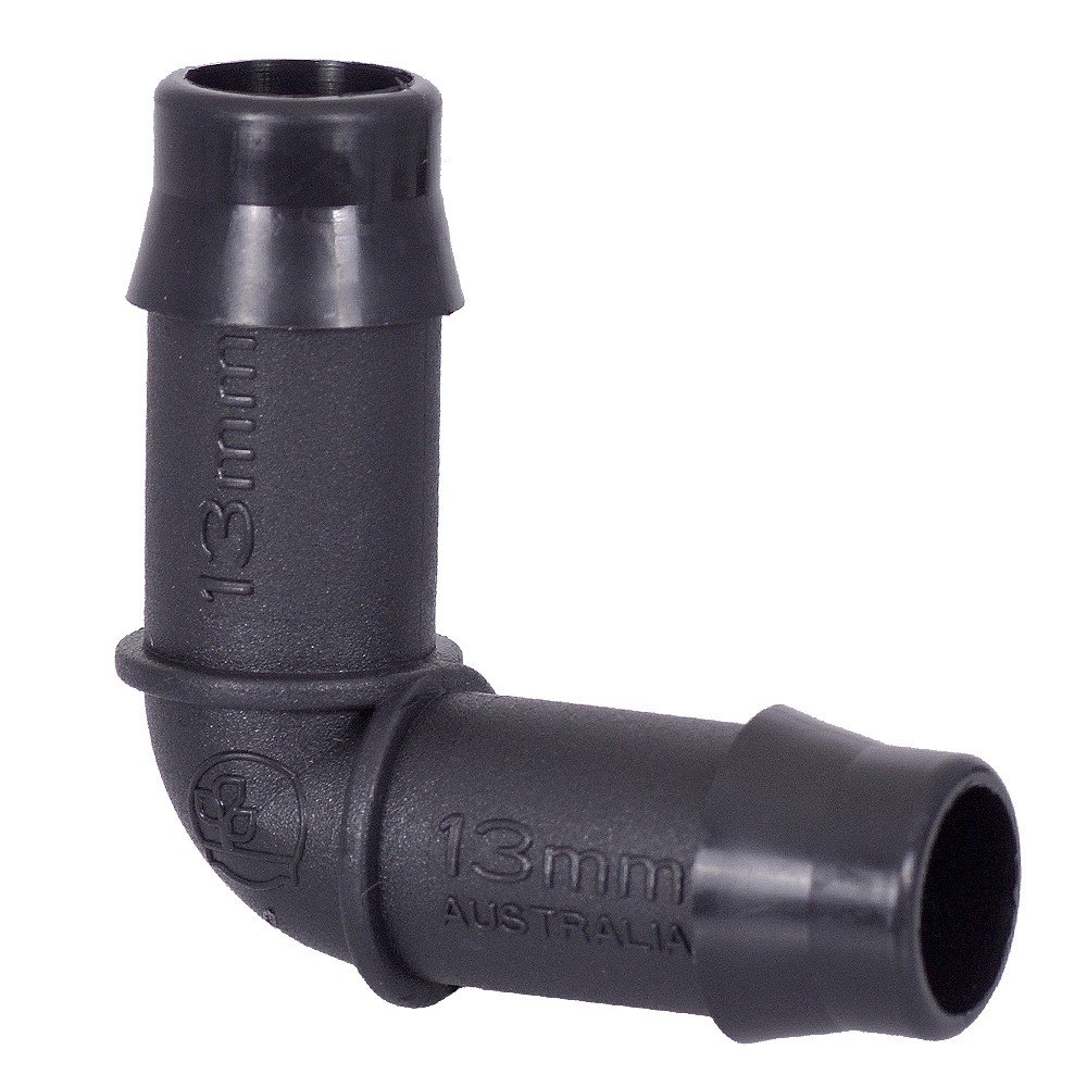 5 x Antelco 13mm Single Barb Elbow