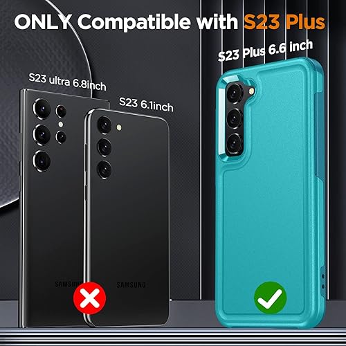 Miniatura 2 de Oneagle Funda para Samsung Galaxy S23+ Plus, Samsung S23+ Plus 5G con 1 protector de pantalla y 1 protector de lente Funda resistente a los golpes