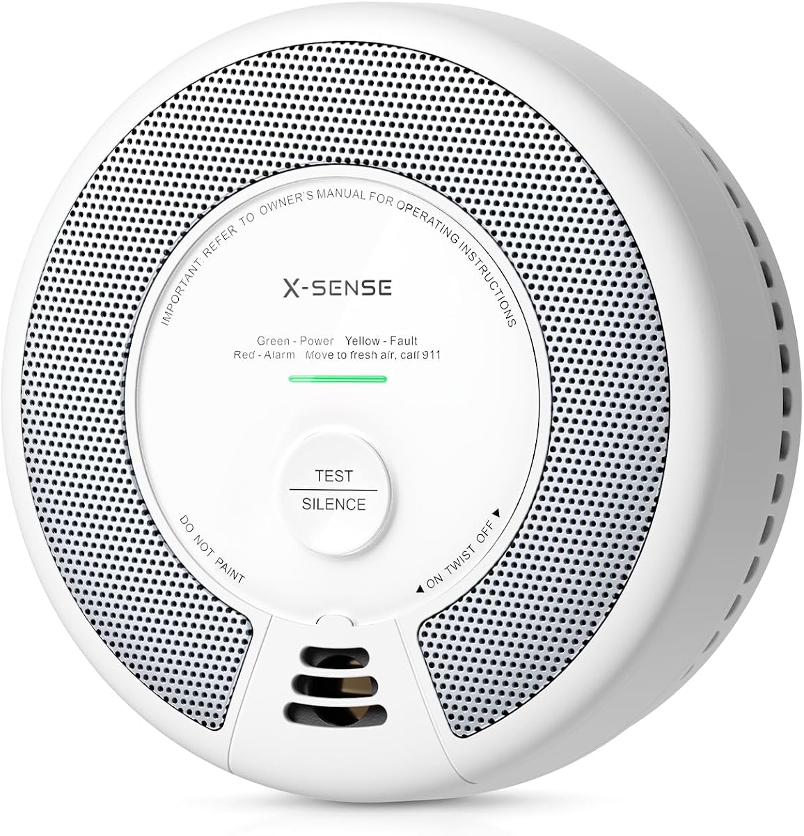 Smoke & Carbon Monoxide Alarm, SC06, 1-Pack | 10-Year Sealed Battery (Not Hardwired), 2-in-1 smoke & CO detection, Easy Installation, UL 217 & UL 2034 Certified