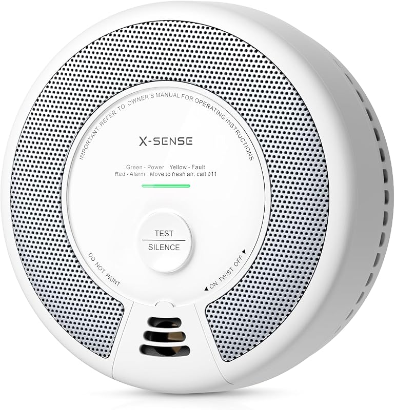 Smoke & Carbon Monoxide Alarm, SC06, 1-Pack | 10-Year Sealed Battery (Not Hardwired), 2-in-1 smoke & CO detection, Easy Installation, UL 217 & UL 2034 Certified