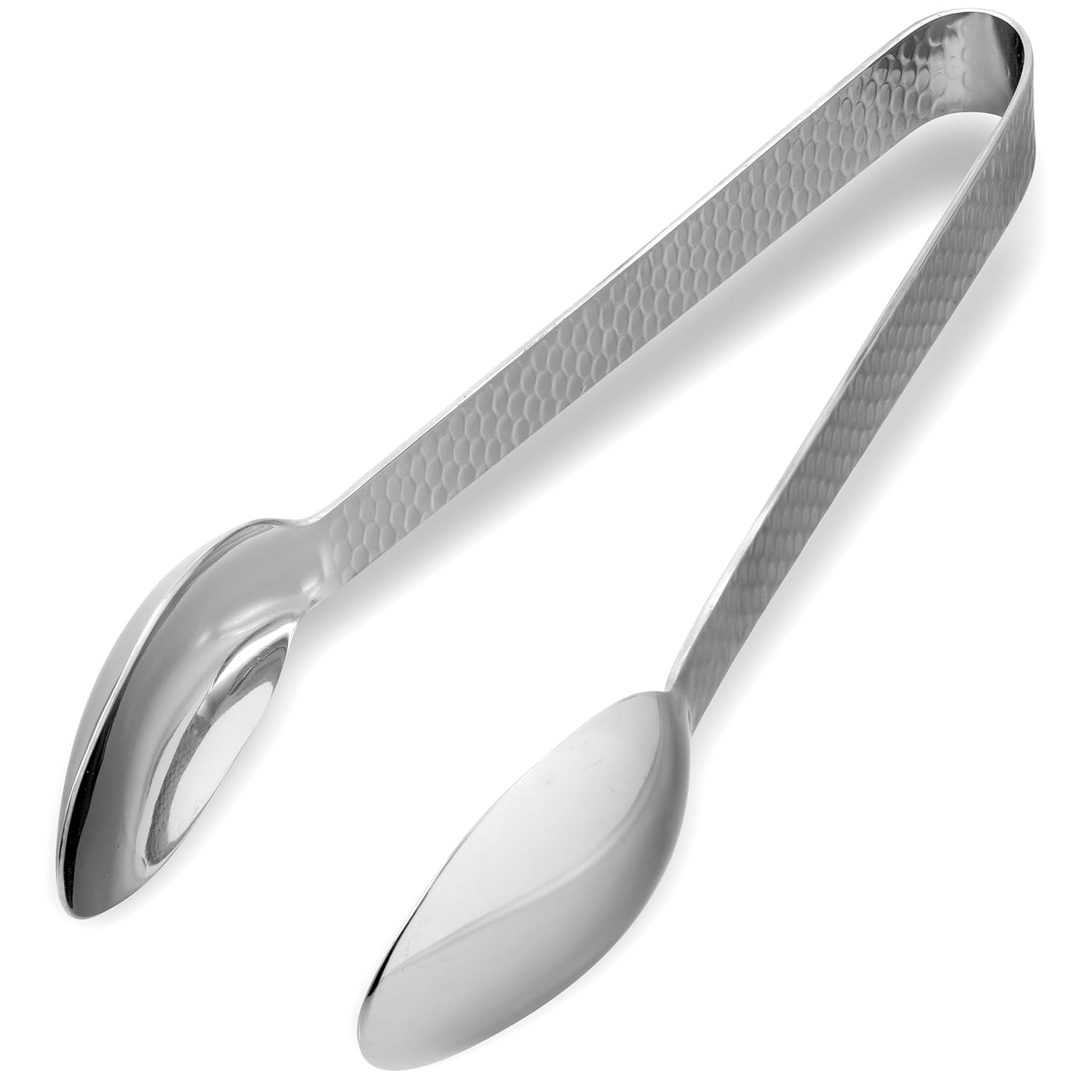 Carlisle FoodService Products 60210 Hammered Stainless Steel Tong, 10
