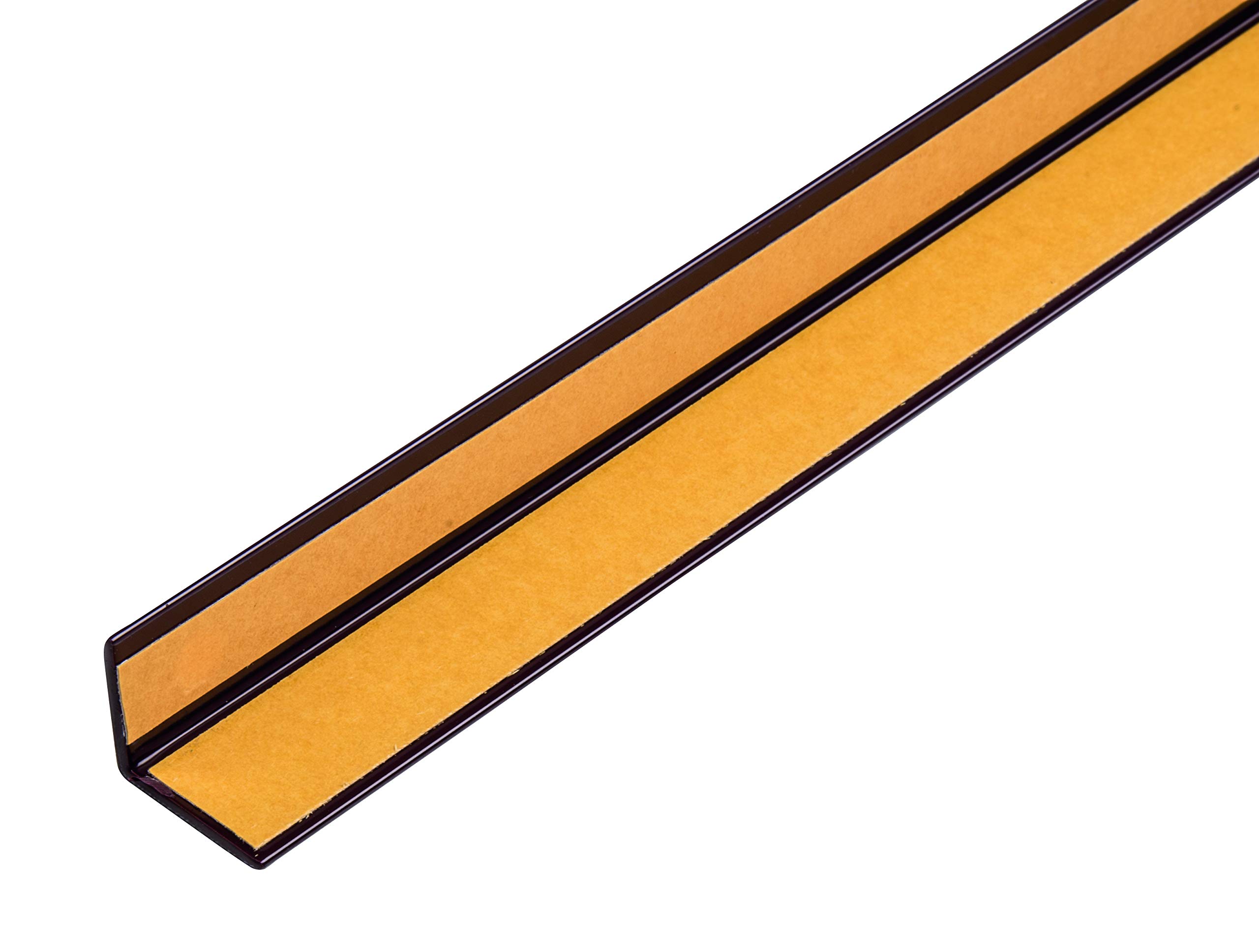 Alberts 434243 Angle Profile, Self-Adhesive, Aluminium, Dark Berry Plastic-Coated, 1150 x 14.5 x 11.5 x 1.5 mm - Image 2