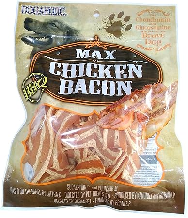 Rena Max Chicken Bacon Strips For Dog Of All Life Stages, BBQ, 130G