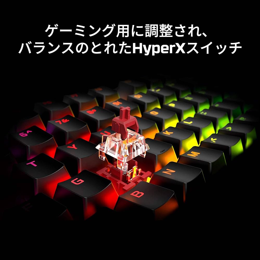 HyperX Alloy Origins RGB メカニカルゲーミングキーボード HyperXスイッチ ゲーマー向け メーカー2年保証 HX-KB6RDX-JP ( 4P4F6 Amazon.co.jp: 【日本語配列】 HyperX Alloy Origins RGB
