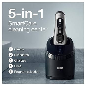 BRAUN シリーズ8 メンズシェーバー 8467CC Series 8 8467cc Wet & Dry shaver with 5-in-1 SmartCare
