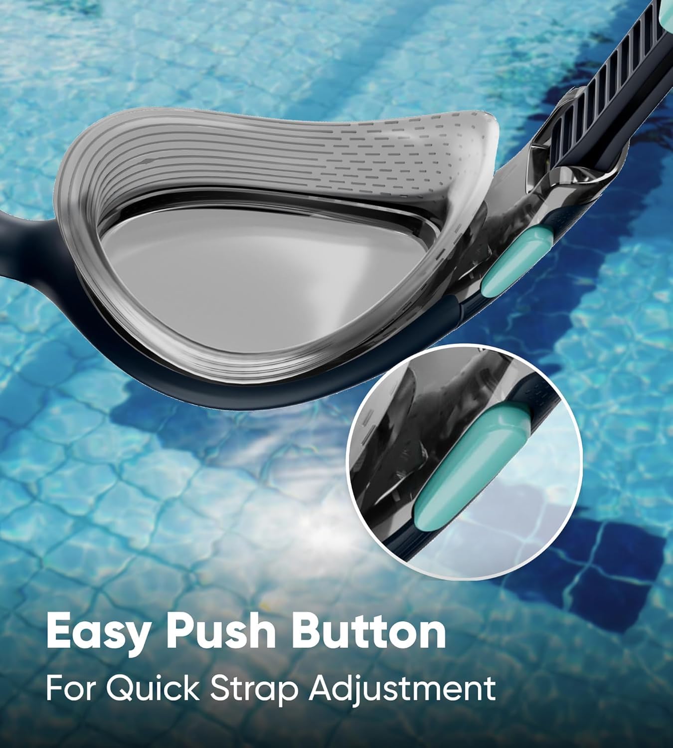 Speedo Mujer Gafas de Natación Biofuse 2.0 | Diseño Femenino | Mecanismo de Ajuste Patentado | Antivaho | Sin Goteos | Ajuste Cómodo — view 5