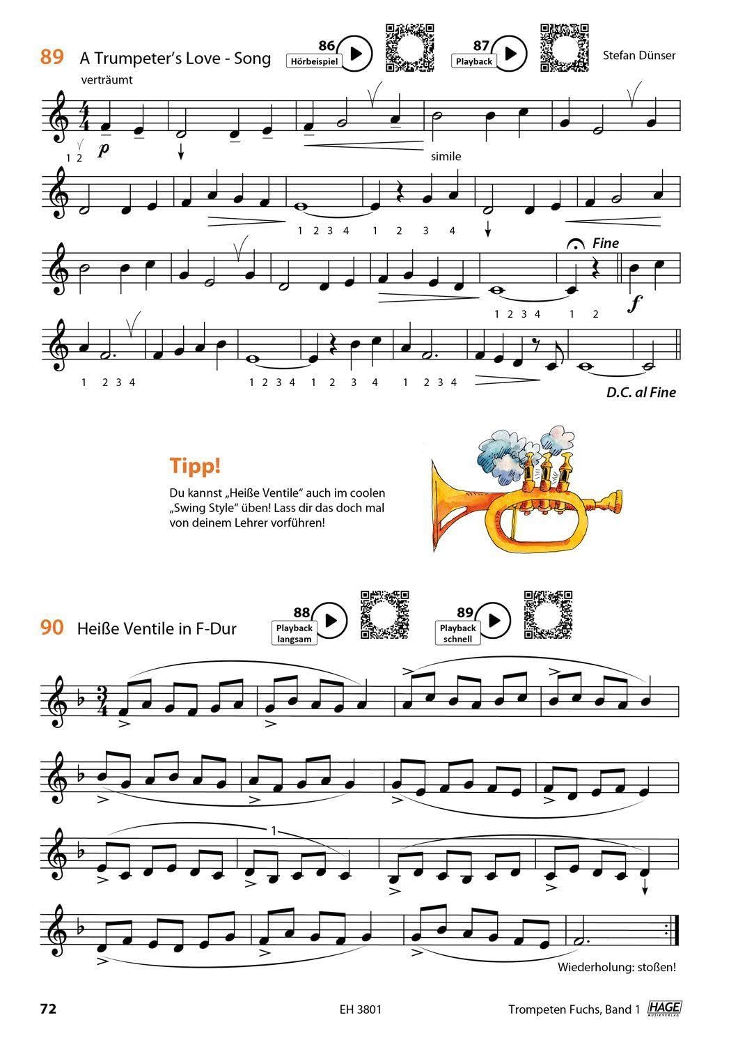 Trompeten Fuchs Band 1: Trompetenschule für Flügelhorn, Kornett oder Tenorhorn