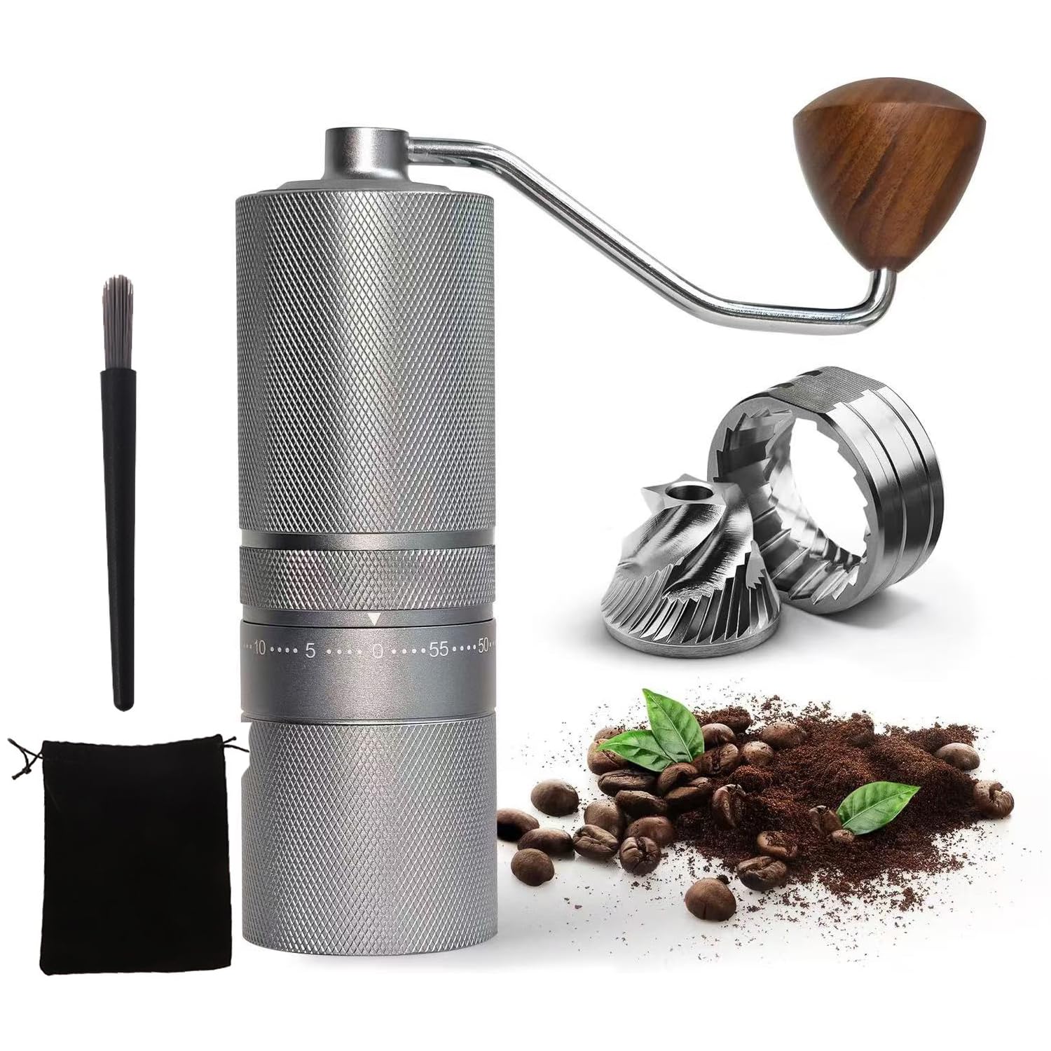 Amazon | ESTVLB コーヒーミル 全金属 手挽き 手動 コーヒーミル