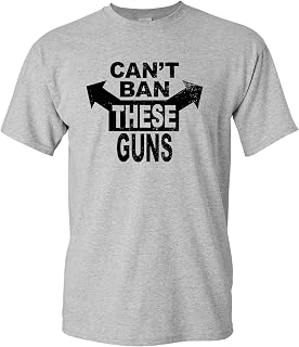Can't Ban These Guns - Funny Gym Workout Weight Lifting Fitness T Shirt