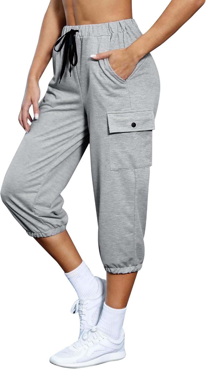 Wayleb Women's Sweatpants Cropped Jogger Sports Turkey Ubuy
