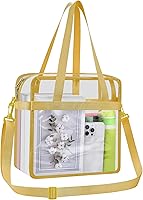 Vista 43 de Bolsa de mano transparente Oraben aprobada por el estadio 12 x 6 x 12 Bolsa de estadio para trabajo, deportes, juegos, gimnasio