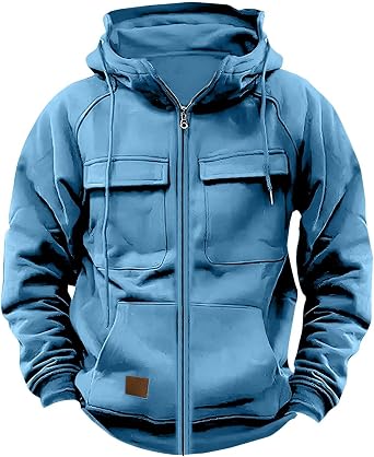 Tactical Hoodies for Men Military Quarter Zip Pullover Cargo Hoodie Jacket Hooded Sweatshirt with Pockets