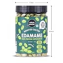 Urban Platter Roasted Salted Edamame, 150g (46% Protein, 14% Fiber, Lightly Salted Young Green Soybeans, Highest Plant Protein Supersnack) gallery image