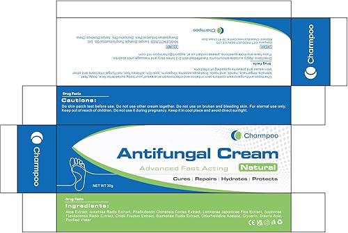 Miniatura 2 de CHARMPOO Crema antifúngica para pies de atletas Crema antifúngica para atletas de tiña Pie Deportista Picor Infección de la Piel Erupción Cara