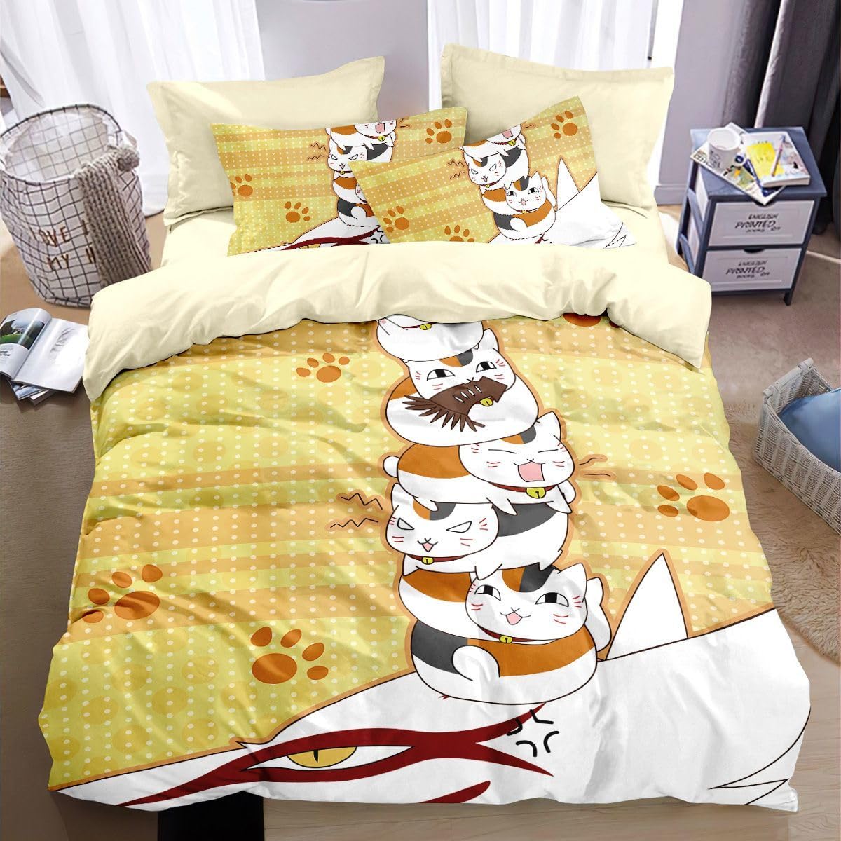 夏目友人帳　掛けふとんカバー　ブランケット 夏目友人帳 掛けふとんカバー ブランケット