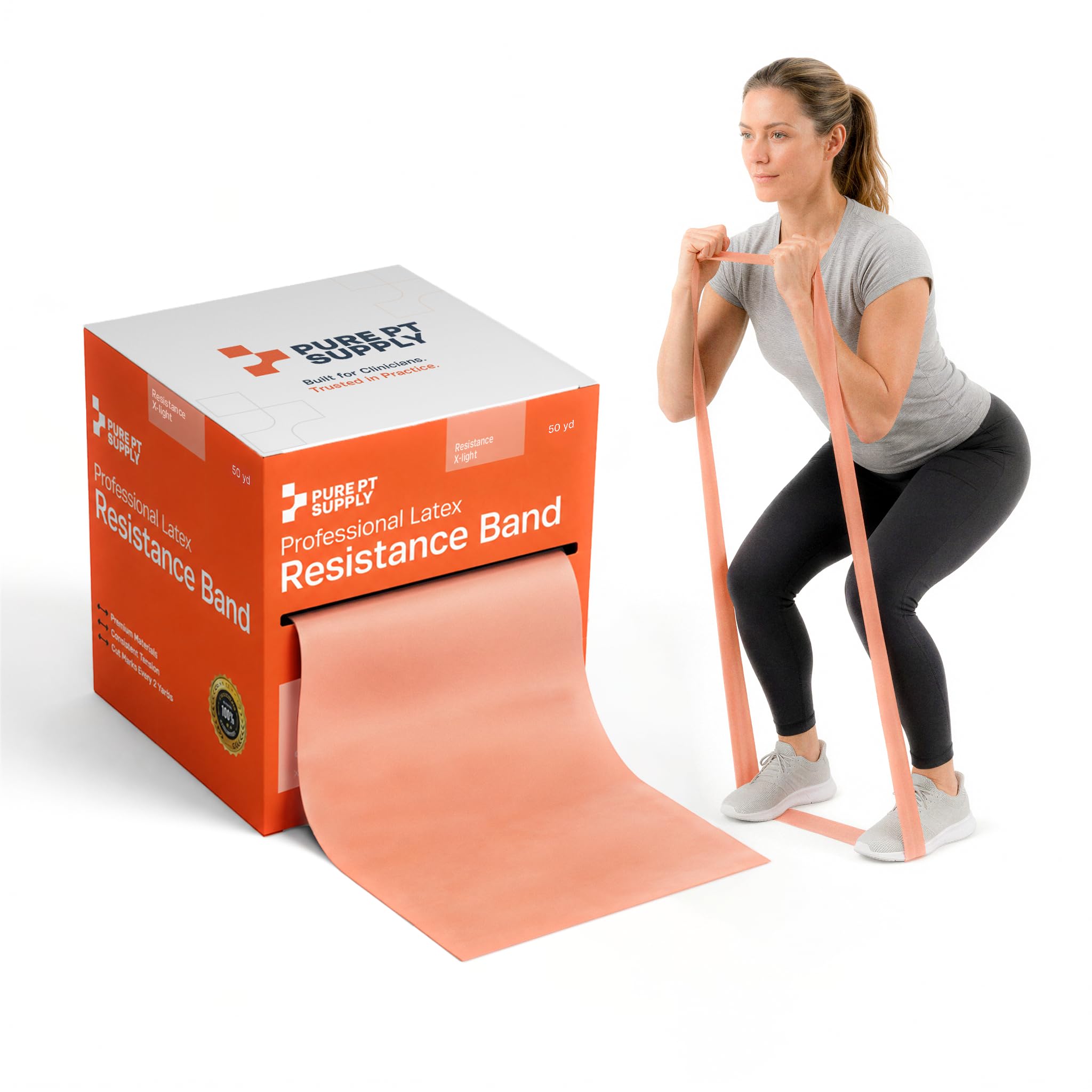 Pure PT Bande de résistance en latex de qualité supérieure – Bandes d'exercice pour la musculation – Bandes élastiques d'entraînement – Bandes durables pour l'entraînement
