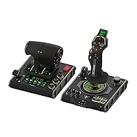 Vista 1 de Turtle Beach VelocityOne Flightdeck Universal HOTAS Simulation System Joystick & Throttle for Air & Space Combat Simulation For Windows 10 & 11 PCs