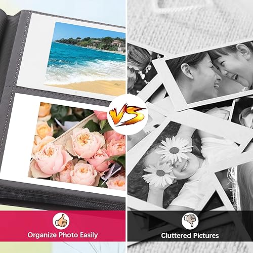 Miniatura 3 de Álbum de fotos de 160 bolsillos para Fujifilm Instax Wide 300, Polaroid 600 i-Type 3.5 x 4.5 pulgadas, compatible con cámara instantánea Polaroid