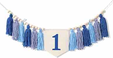NYEONHRT 1st Birthday Decorations For Boy Girl, First Happy Birthday