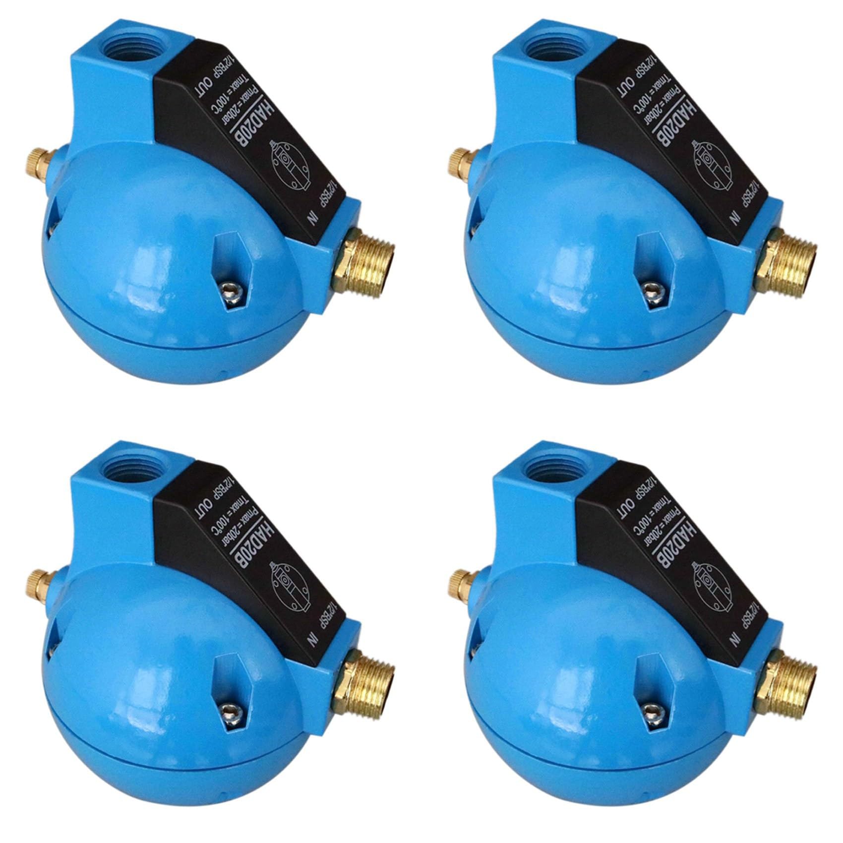 Jnchdghwa As Shown 4X Had20b Compressed Air Automatic Float Drain Valve 1/2Inch 400L/M Condensate Water Machine