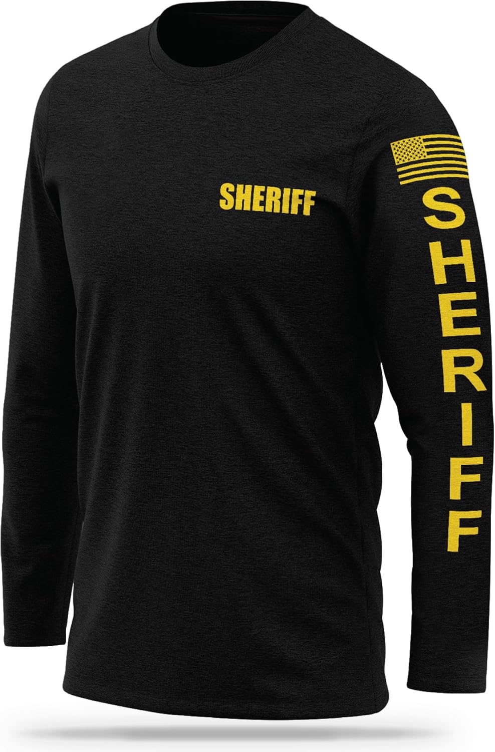 Sheriff Cotton Blend Long Sleeve - USA Patriotic Durable Shirt - Ultra Soft Comfort. Perfect for On Duty Use - Image 3