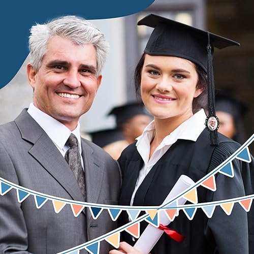 Miniatura 7 de 20 dijes de regalo de graduación para fotos conmemorativas para gorra en memoria, gorra de graduación, cadena de fotos conmemorativas 2023, dije de