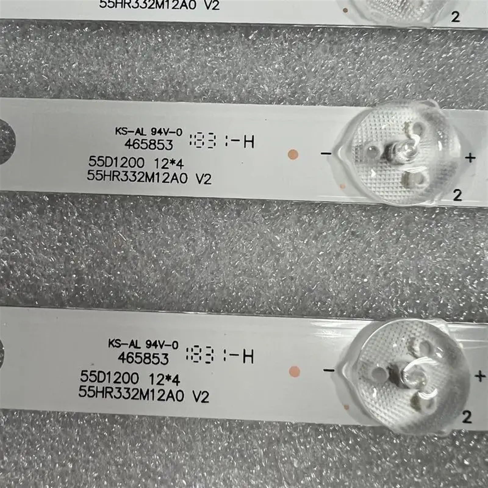 Strisce di retroilluminazione a LED 12LED compatibili for TV 55R82 55E31 L55M5-AD 55D1200 TH-55FS435Q Manta 55LUS79T Matz KM0255UHD-S3 55HR332M12A0 V2(5 Kit for 5 TV)