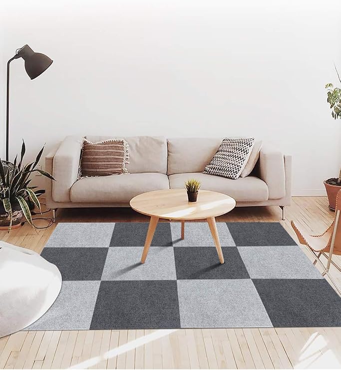 Web限定 Funhoo 大判ジョイントマット 45 45cm 枚 約2 5畳 グレー濃淡 大判 ジョイントマット タイルマット 設置簡単 マット ずれない 防音 洗えるカーペット フローリングカーペット ペット用カーペット 高齢者の滑り止め対策 信頼 Babel Bkkbn Go Id