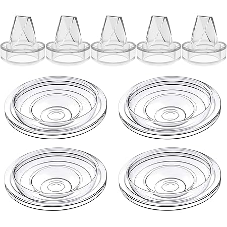 Bliblo Duckbill Valve And Silicone Diaphragm, Compatible With TSRETE/momcozy S9/S12/S9pro/S12pro, Wearable Breast Pump General Duckbill Valve And Silicone Diaphragm Accessories(Pink