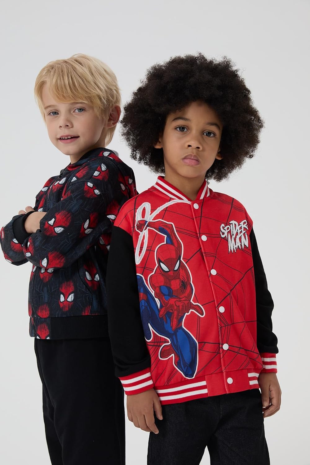 Disney Minnie Mickey Stitch Princess Frozen Marvel Jacket Lightweight Coat Button up Color Block Sweatshirt Sizes 2-14 Years - Image 5