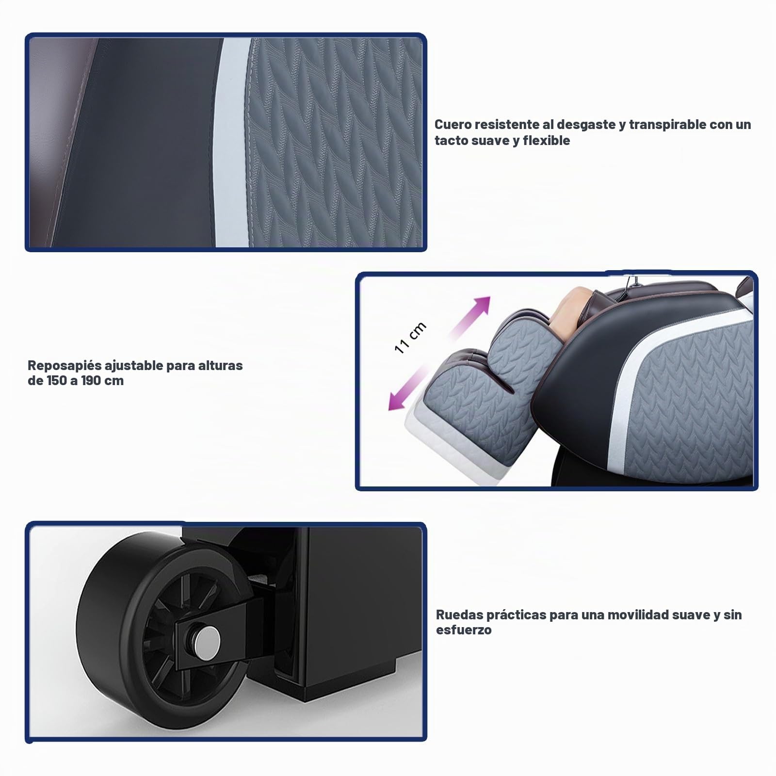 Sillón De Masaje 4D para Todo El Cuerpo, SL-Titan Pro, con Escaneo Corporal, Estiramientos Tailandeses, Terapia De Calor Y De Audio Bluetooth.