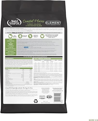Miniatura 3 de NutriSource Element Series Coastal Plains - Alimento seco para perros, pavo, salmón y pescado blanco, 24 libras