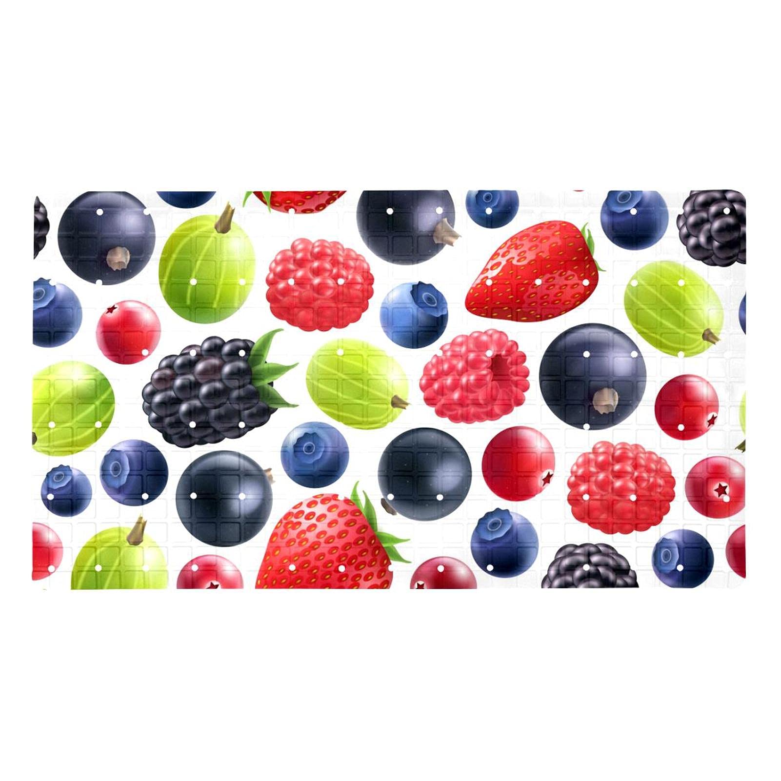 Tapis de bain antidérapant 39x70 cm à ventouses pour douche