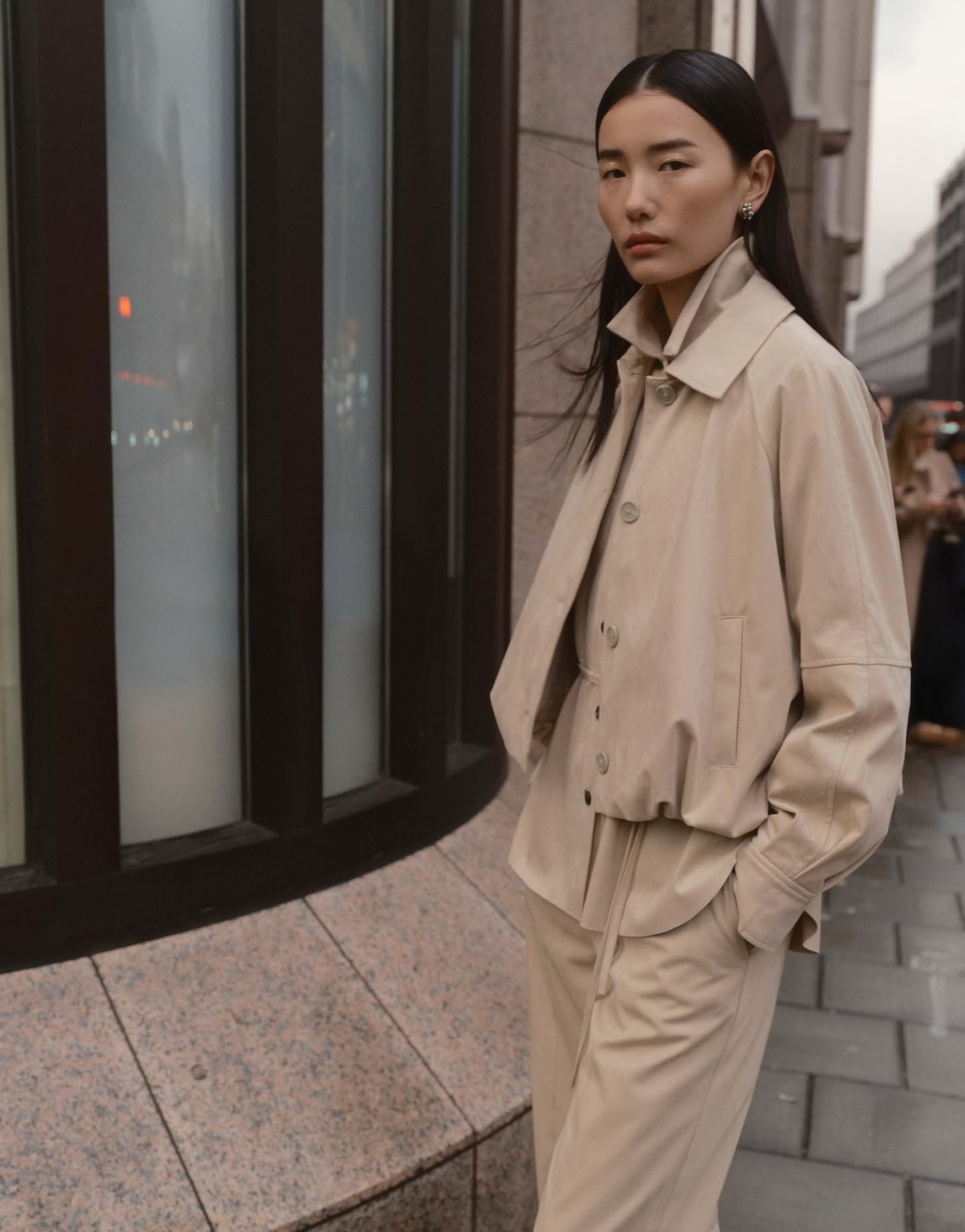 someday Damen Jacke | Blousonjacke in Wildlederoptik Regular Fit