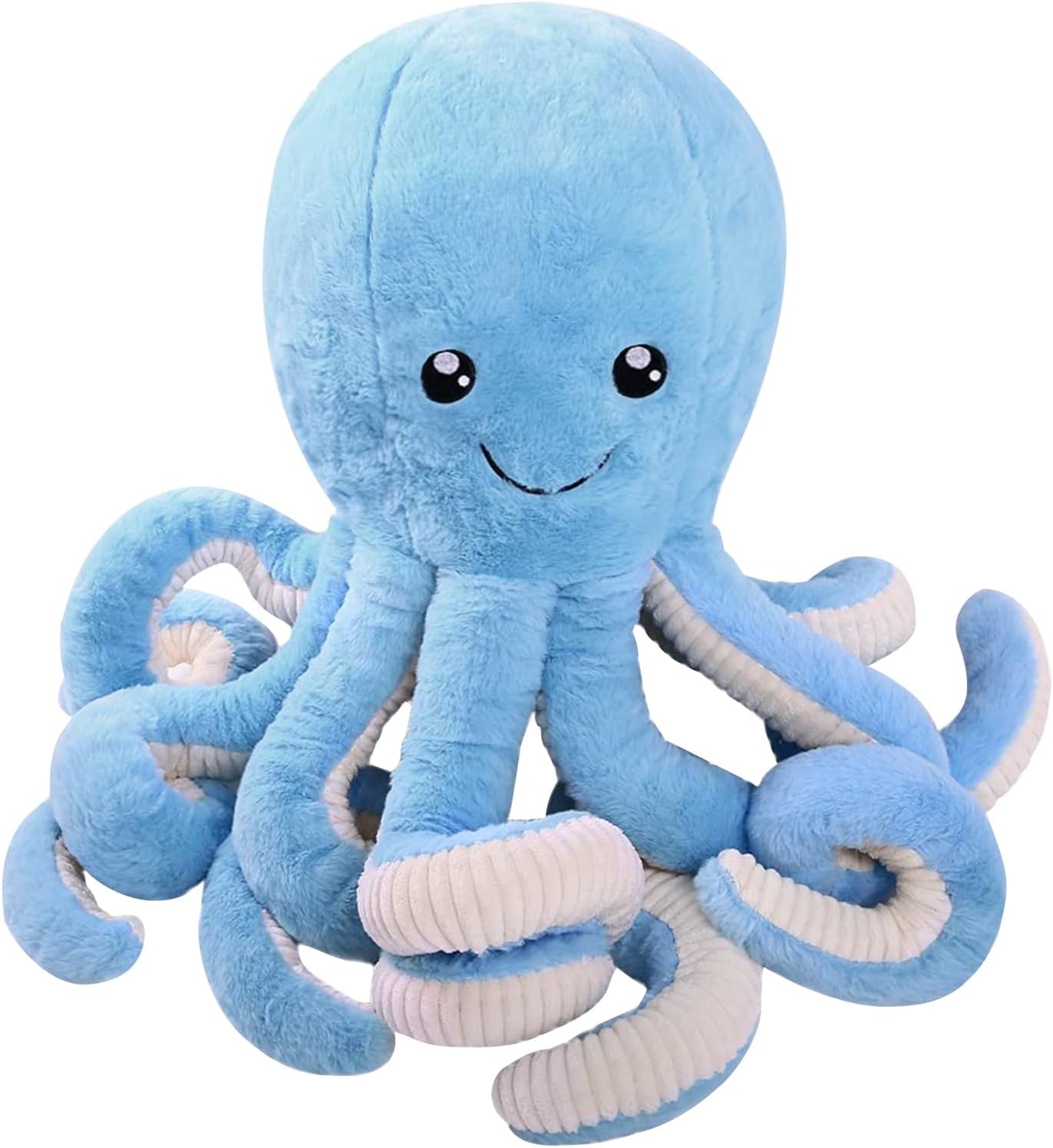 DENTRUN Octopus Stuffed Animals, Giant Octopus Plush Doll Play Toys for Kids Girls Boys Adults Birthday Xmas Halloween Present Stuffed Sea Animals Plushie, 7/16/24/32 Inches, 5 Colors