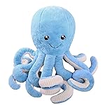 DENTRUN Octopus Stuffed Animals, Giant Octopus Plush Doll Play Toys for Kids Girls Boys Adults Birthday Xmas Halloween Present Stuffed Sea Animals Plushie, 7/16/24/32 Inches, 5 Colors
