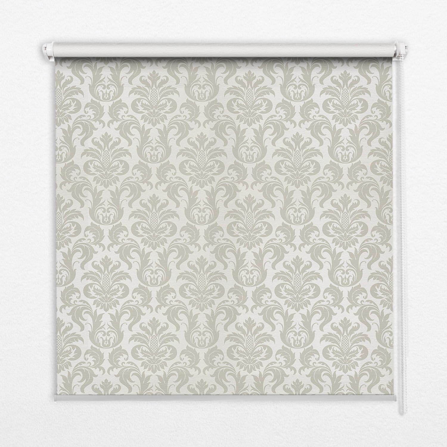 Store banne intérieur sans perçage pour salon lumineux motif beige Tulup